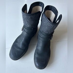 UGG waterproof black boots size 8